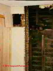 Voids found in house wall during renovation (C) Daniel Friedman