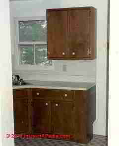 Cherry cabinets stock (C) D Friedman