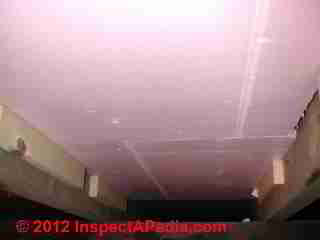 Crawl space insulation with foam board (C) D Friedman