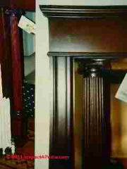 Antique chestnut interior trim (C) Daniel Friedman