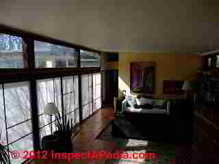 High energy efficient fixed glass and sliding door installation (C) D Friedman