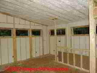 Demilec open celled 1/2 lb foam insulation (C) D Friedman