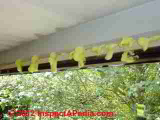 Air leak seal around a fixed glass window (C) D Friedman