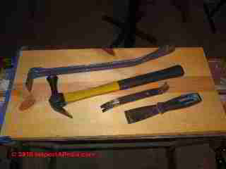 Window trim removal tools (C) Daniel Friedman