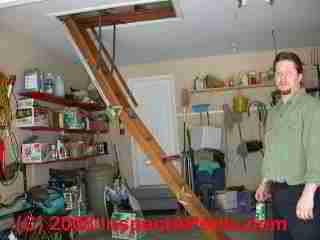 Attic pull down stair (C) Daniel Friedman