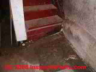 Rotting stair tread and stringer and riser (C) Daniel Friedman