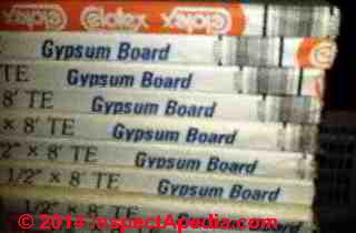 Celotex gypsum board (C) Daniel Friedman