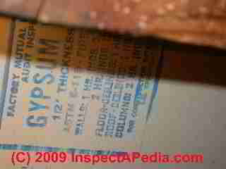 US Gypsum drywall stamp (C) Daniel Friedman