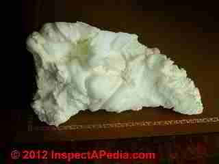 Demilec open celled 1/2 lb foam insulation (C) D Friedman