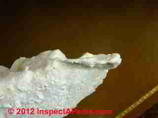 Demilec open celled 1/2 lb foam insulation (C) D Friedman