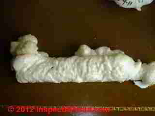Voids in Polyurethane foam sealant Insulation (C) D Friedman