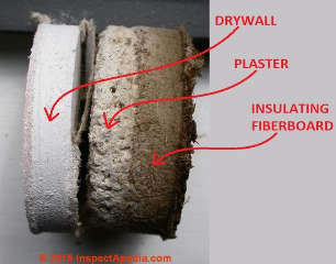 Gypsum lath board cross section (C) D Friedman