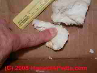 Squash testing icynene foam insulation (C) Daniel Friedman