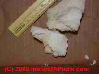 Compression test result for icynene foam insulation (C) Daniel Friedman