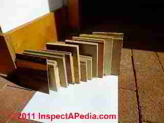 Laminate and engineered wood flooring samples (C) Daniel Friedman