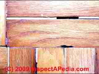 Shiplap board joint (C) Daniel Friedman