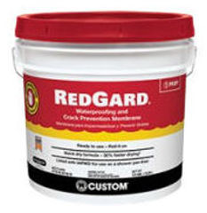 RedGuard waterproofing & crack prevention membrane from Custom Building Products - cited at InspectApedia.com