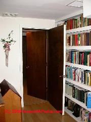 Soundproof interior double door installation (C) Daniel Friedman