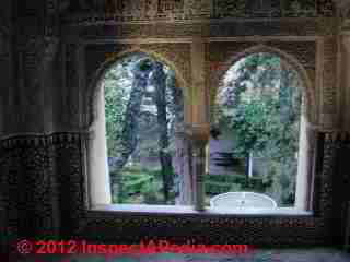 Open windows, the Alhambra, Spain (C) Daniel Friedman