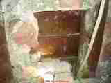 Visible in the attic, Brick Wall Lining Served as Insulation, Wind Barrier, Fire Blocking