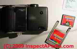 Nikon coolpix 990 with flash card adapter (C) Daniel Friedman