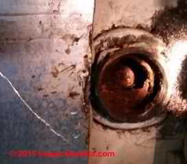 Abandoned plumbing drain left un-sealed is an odor and sewer gas hazard (C) Daniel Friedman