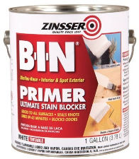 B-I-N Primer Sealer Odor sealant paint from Zinseer cited & discussed at InspectApedia.com