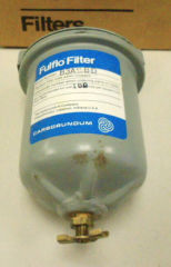 Carborundum Fulflo Filter wit a 1/4" bottom drain - cited & discussed at Inspectapedia.com