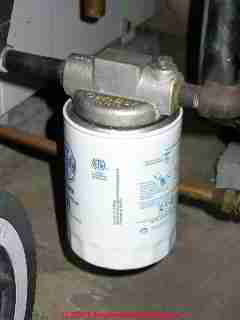 Heating oil filter at the oil burner (C) Daniel Friedman
