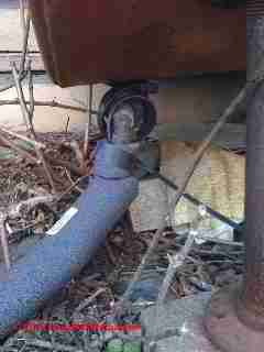 Heat tape on heating oil line (C) D Friedman