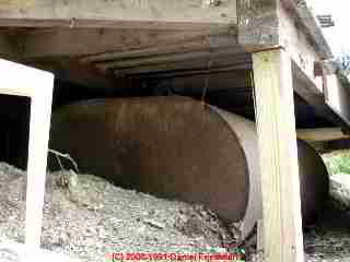 Oil tank on ground (C) Daniel Friedman