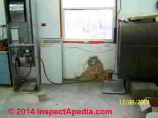 Suntec fuel unit damaged by biodiesel (C) InspectAPedia S. Camp