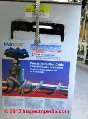Pipe freeze protection cable in bulk length at Davies Hardware, 806 Main St, Poughkeepsie NY (C) Daniel Friedman