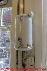 Antique water heater in Dunedin, New Zealand (C) Daniel Friedman