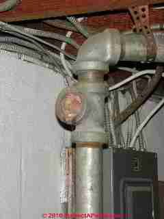 Galvanized plumbing drain (C) Daniel Friedman