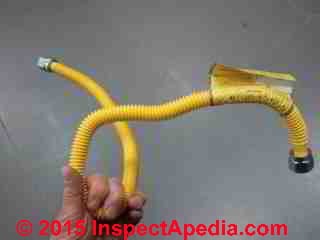 Gas appliance connector tubing (C) Daniel Friedman