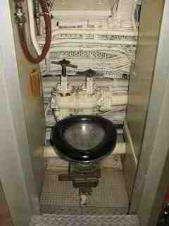 Head (toilet facility) abord the HMS Alliance submarine - Wikipedia creative commons 4/28/2014