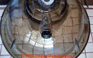 Epoxy repair of leaky spa filter (C) Daniel Friedman