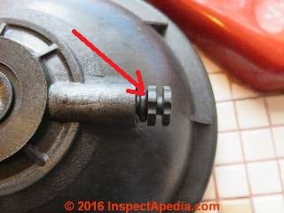 Spa filter air bleeder valve details (C) Daniel Friedman