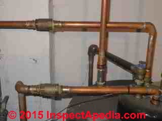 Indirect water heater check valves on the boiler loop (C) Daniel Friedman