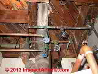 Copper, Galvanized iron & Lead piping (C) 2009 Daniel Friedman
