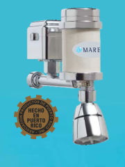 Marey mini electric shower heater at InspectApedia.com