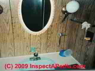 Mobile home bathroom (C) Daniel Friedman