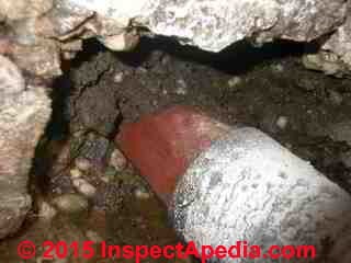 Terra cotta drain piping (C) D Friedman