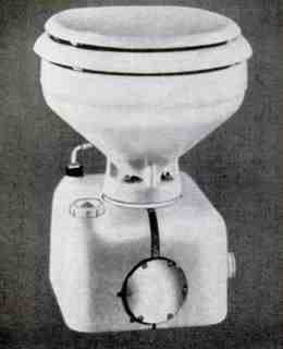 Raritan Crown Head macerating toilet Popular Mechanics Dec 1968 - InspectApedia.com