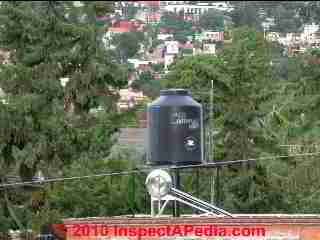 Solar water heater installed (C) Daniel Friedman