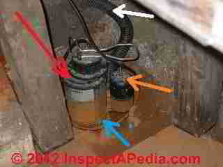 Sump pump with float (C) D Friedman
