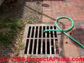 sump to a storm drain