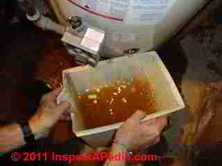 Water heater drain and flush procedure(C) Daniel Friedman