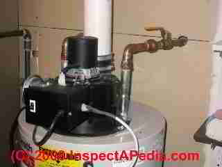 Water heater shutoff valve (C) Daniel Friedman